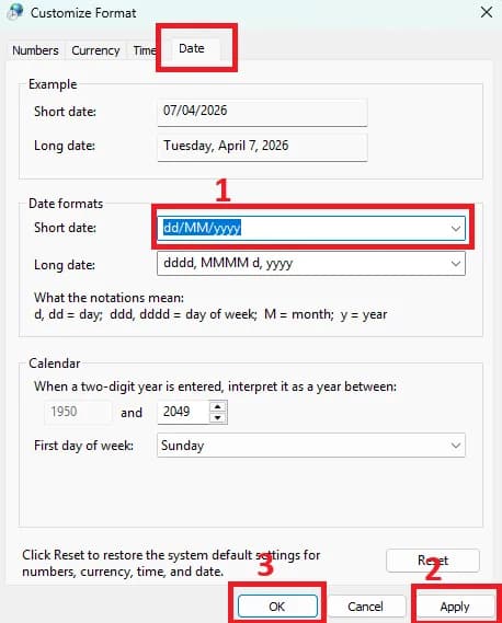 Sửa lỗi “String was not recognized as a valid DateTime”